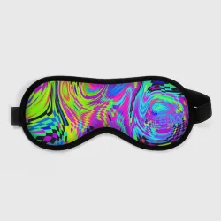 Маска для сна 3D Психоделический глитч
