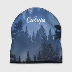Шапка 3D Сибирь леса