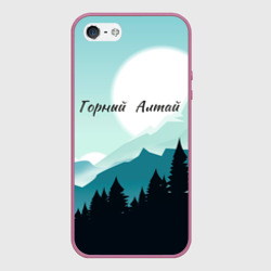 Чехол для iPhone 5/5S матовый Горный Алтай пейзаж