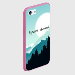 Чехол для iPhone 5/5S матовый Горный Алтай пейзаж - фото 2