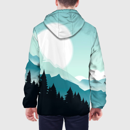 Мужская куртка 3D Горный Алтай пейзаж, цвет 3D печать - фото 5
