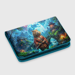 Картхолдер с принтом Капибара японский ниндзя - ночь полнолуние