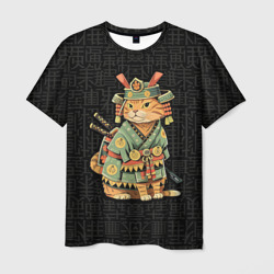 Традиционный японский самурай кот – Мужская футболка 3D с принтом купить со скидкой в -26%