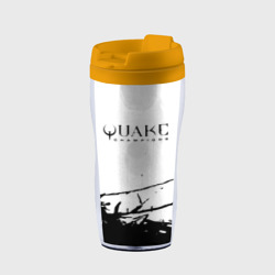 Термокружка-непроливайка Quake чёрные краски