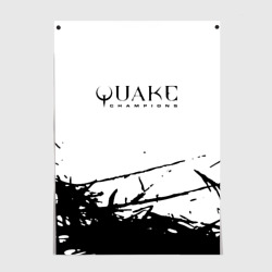 Постер Quake чёрные краски