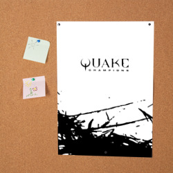 Постер Quake чёрные краски - фото 2