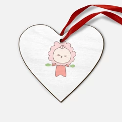 Деревянная игрушка Сердце Chippi Twins для неё парная