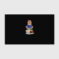 Бумага для упаковки 3D Капибара с книгой