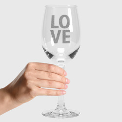 Бокал для вина True love - love - фото 2