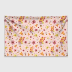 Флаг-баннер Влюблённые мотыльки 