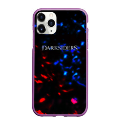 Чехол для iPhone 11 Pro Max матовый Darksiders space logo