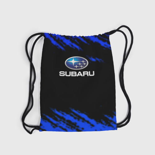 Рюкзак-мешок 3D Subaru текстура авто - фото 6