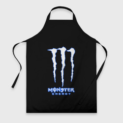 Фартук 3D Monster energy голубой 