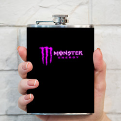 Фляга Monster energy фиолетовый логотип - фото 2