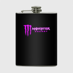 Фляга Monster energy фиолетовый логотип