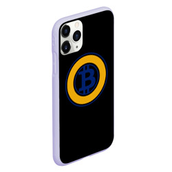 Чехол для iPhone 11 Pro матовый Биткоин лого криптовалюта - фото 2