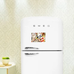 Магнитный плакат 3Х2 Кандинский картина - шумная акварель - фото 2