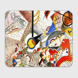 Кандинский картина - шумная акварель – Прямоугольный коврик для мышки с принтом купить