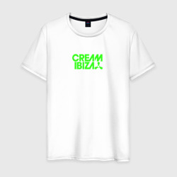 Cream Ibiza – Мужская футболка хлопок с принтом купить со скидкой в -20%