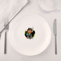 Набор: тарелка + кружка Мультяшный пират - фото 2