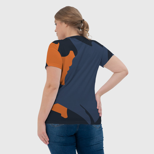 Женская футболка 3D Мудрый волк, цвет 3D печать - фото 7
