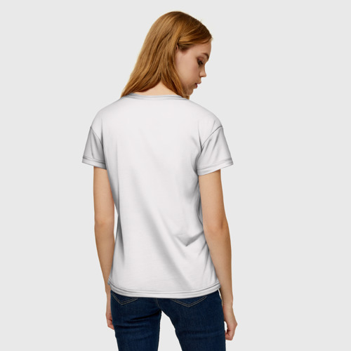 Женская футболка 3D Влюбленный ёжик  с сердечком, цвет 3D печать - фото 4
