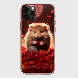 Влюбленный маленький хомячок  – Чехол для iPhone 12 Pro Max с принтом купить