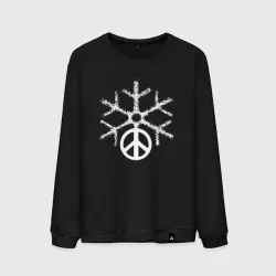 Мужской свитшот хлопок Peace snow