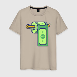 Мужская футболка хлопок Бумажные деньги