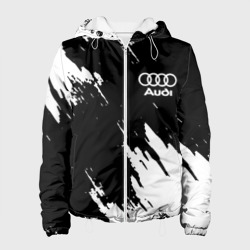 Женская куртка 3D Audi краски белые