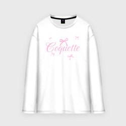 Женский лонгслив oversize хлопок Coquette