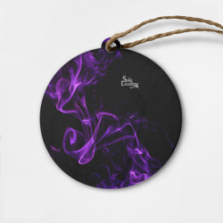 Деревянная игрушка круг Малый логотип - поднятие уровня в одиночку