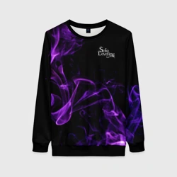 Женский свитшот 3D Малый логотип - поднятие уровня в одиночку