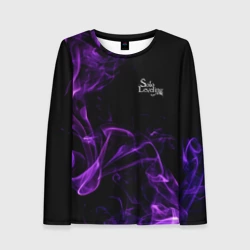 Женский лонгслив 3D Малый логотип - поднятие уровня в одиночку