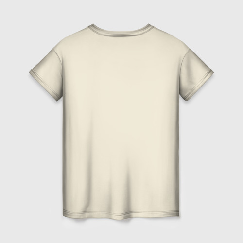 Женская футболка 3D Влюбленная лисичка  в сердечках, цвет 3D печать - фото 2