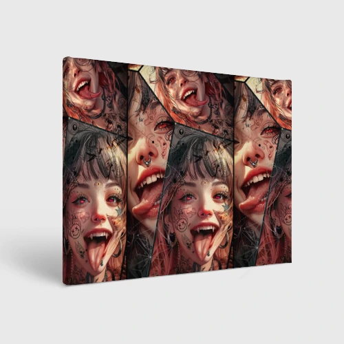 Холст прямоугольный Demonic girl