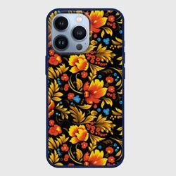 Чехол для iPhone 13 Pro Русская национальная роспись хохлома