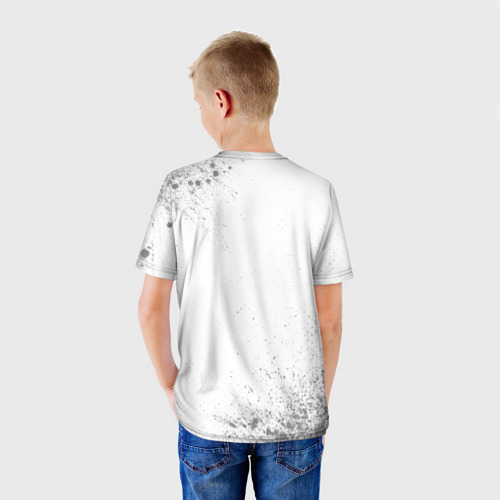 Детская футболка 3D с принтом Умный, опытный и лучший: электрик, вид сзади #2