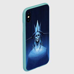 Чехол для iPhone XS Max матовый Статуя абсолютного существа - фото 2