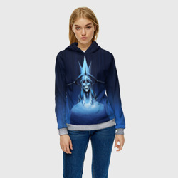 Женская толстовка 3D Статуя абсолютного существа - фото 2