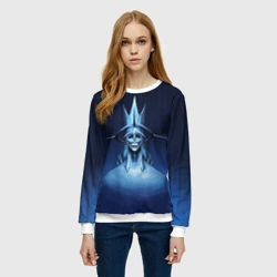 Женский свитшот 3D Статуя абсолютного существа - фото 2