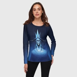 Женский лонгслив 3D Статуя абсолютного существа - фото 2