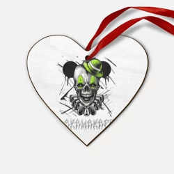 Деревянная игрушка Сердце Rakamakafo 2.0 (белый)