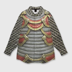 Женская рубашка oversize 3D Доспехи броня рыцаря