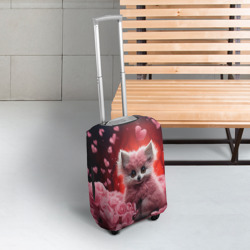Чехол для чемодана 3D Самая красивая на 14 февраля - фото 2