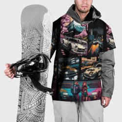 Накидка на куртку 3D Japanese jdm art