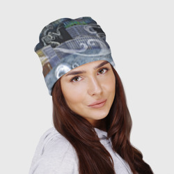 Шапка 3D Черная пурга - фото 2