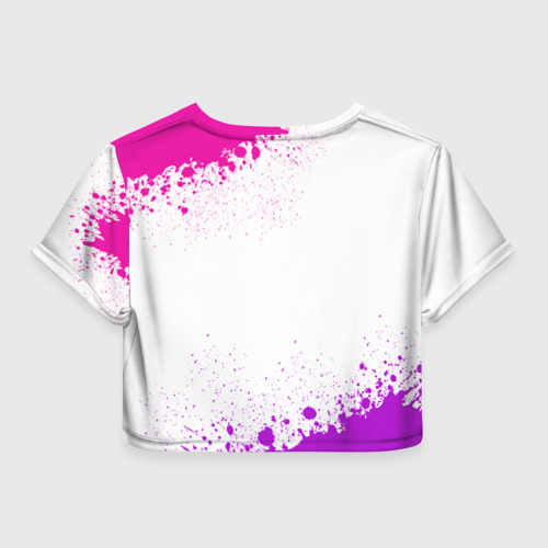 Женская футболка Crop-top 3D Умная, красивая и классная: Инна, цвет 3D печать - фото 2