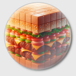 Значок Гамбургер в кубе