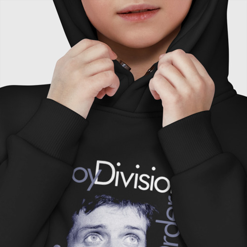 Детское худи Oversize хлопок Joy Division - Ian Curtis , цвет черный - фото 7